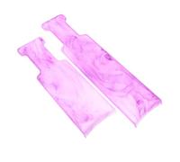 Angoily 2Pcs Marble Pattern Hair Coloring Boards Hair Highlighting Kit with Large and Medium Purple Fade Highlight Plates