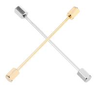 Angoily 2pcs Men Collar Pins Set, Alloy Metal Tie Pins for Men, Portable and Easy to Use Shirt Collar Stays, for Formal Events and Costume Parties