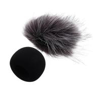 Angoily 2pcs Microphone Windscreen Protective Cover Compatible with Zoom Noise Isolating Foam and Mic Protector for Recording Studios Broadcast Karaoke