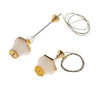 Angoily 2pcs Miniature Dollhouse Lamps European Style Mini Floor and Table Accent Lights for DIY Home Decoration with Realistic Wire Height