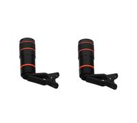 Angoily 2pcs Monocular Lens for Smartphones Portable Telescope for Enhanced Photography Compatible Mobile Phones Focal for Imaging