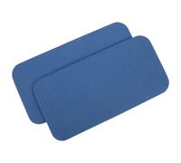 Angoily 2Pcs Non-Slip Sewing Machine Pedal Mats Blue 34X17X0.6Cm Anti-Vibration Shock Absorbing Foot Pads for Noise Reduction and Stability Quilting Accessories