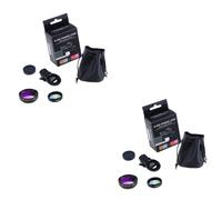 Angoily 2pcs Phone Lens Clip Mobile Phone Lens Wide Angle Macro for Smartphone for Camera