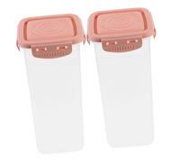 Angoily 2pcs Plastic Bread Box Airtight Lid Yogurt Maker Cups Bread Loaf Sandwich Storage for Kitchen