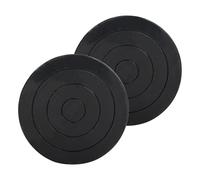 Angoily 2pcs Plastic Clay Turntable Rotation Base with Slip Surface Durable Swivel Plate for Pottery Sculpture Art Students