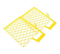 Angoily 2pcs Plastic Paint Tray Grid Liners with Mesh Grid Design and Tray Divider for Efficient Paint Filtration, Versatile Usage, for Home Painting and Interior Projects