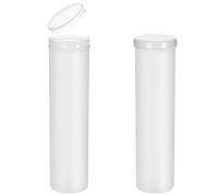 Angoily 2pcs Portable Cracker Keeper Made of Sturdy Pp Material, round Cylinder Cookie Storage Container with Airtight Freshness Preservation, for Pastries and Donuts in Pantry Or Home