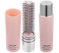 Angoily 2pcs Portable Curling Comb round Hair Brush for Travel up Hair Styling Brush Curl Training