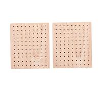 Angoily 2pcs Pottery Clay Doll Base Wood Displaying Stand Lightweight Durable Air Dry Clay Sculpting Model Base for DIY Handmade Figures
