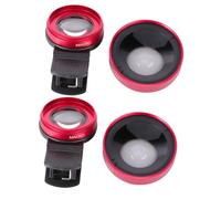 Angoily 2pcs Professional Mobile Phone Camera Lens Wide Angle Macro Lens Phone Camera Kit