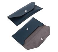 Angoily 2pcs Pu Cash Envelope Wallet Organizer for Travelers and Busy Individuals, Compact and Portable Budget Planner Wallet for Travel and Emergencies, Elegant Green Money Holder