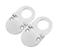 Angoily 2pcs Recessed Embedded Cabinet Handles 208 Alloy Brushed Steel Flush Pulls for Kitchen Cupboards Bathroom Vanity Drawers and Furniture Doors