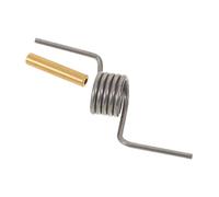 Angoily 2pcs Refrigerator Door Spring Hinge Replacement in Silver Stainless Steel for Enhanced Door Closure Precision and Accessories