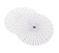 Angoily 2pcs Ribbon Flower Maker: Weaving Disk with Precise Circle Divider - Pleating Tool with Spacing Guide - Reusable Plastic Craft Template for Rosettes