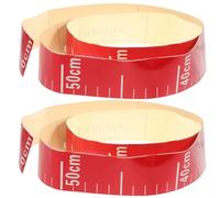 Angoily 2PCS Self Adhesive Measuring Tape, 1M Backed Tape Measure, Measuring Tools Sticky Measuring Tape for Work Drafting