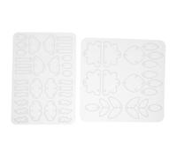 Angoily 2pcs Silicone Earring Molds Leaf Cloud Pendant Resin Casting Moulds for DIY Jewelry Making Epoxy Resin Crafting Flexible Silicone Moulds for Handmade Earrings and Necklaces