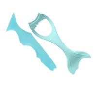 Angoily 2pcs Silicone Eyeliner Guard and Mascara Shield Makeup Aid Tools for Women and Beginners, Protects Eye Makeup and Avoids Mascara Smudging, Blue Colour Suitable for Valentine Or