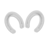 Angoily 2pcs Silicone Horseshoe Molds for Resin Crafting and Soap Making Flexible High Temperature Resistant Silicone Mold Kit for DIY Epoxy Resin Candle Pendant Home Decor White