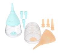 Angoily 2pcs Small Pet Feeder Kit with Soft Silicone Tips for Nursing Newborn Puppies Kittens and Rabbits Milk Flow Bottles for Weaning Tiny Animals and Easy to Clean Feeding Supplies