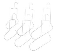 Angoily 2pcs Sock Blockers for Knitting and Crochet Metal Mannequin Foot Display Rack for Shaping Drying and Organizing Socks at Home Retail