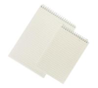Angoily 2pcs Spiral Notepad Lined Thickened Memo Pads for Students Office Teachers Journal Book for Daily Planning Note Taking and Scheduling