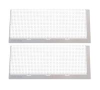 Angoily 2Pcs Stainless Steel 5D Rhinestone Painting Ruler with 1020 Grid Mesh for Precision DIY Diamond Art and Embroidery Crafts