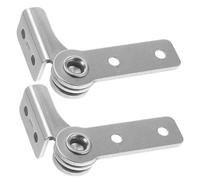 Angoily 2pcs Stainless Steel Torque Damping Hinges Nm Positioning Friction Type Cabinet Door Pivot Hinges Left Right for Furniture