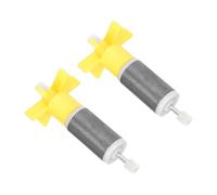 Angoily 2Pcs Submersible Pump Rotor Impeller with Shaft Replacement for Hqb-2000 Filter Pump Sturdy Rotor for Aquarium and Hydroponics Use