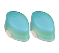 Angoily 2Pcs Sunscreen Applicator Brush for, Portable Handheld Lotion Cream Applicator with Soft Bristles, Blue Sunscreen Brush for and Women, Convenient Sun Protection Tool for Outdoor