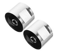 Angoily 2pcs Tabletop Cooker Switch Knob Stainless Steel Gas Knob Replacement Cooktop Burner for Gas Stove Burner Easy Installation