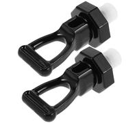 Angoily 2pcs Tea Bucket Faucet Handle Beverage Dispenser Faucet Handles Easy Installation Versatile Accessory Black for Dispensing Beverages