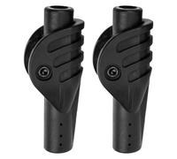 Angoily 2pcs Tent Support Rod Folding Joints 9.5mm DIY Connector Parts for Outdoor Camping Tent Accessories Repair Kit Portable Black