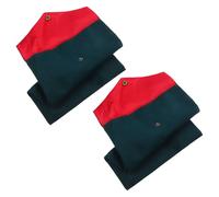 Angoily 2pcs Tibetan Style Scripture Storage Pouch Set, Dark Green Velvet Buddhist Holy Book Bag with Snap Closure, Chinese Style Bible Carrying Case for Travel and Ceremony