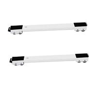 Angoily 2pcs Trolley Stand for Appliances Mobile Brackets Wheels for Washing Machine Refrigerator