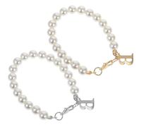 Angoily 2pcs Unique Letter Charms Chain for Handheld Water Bottle Cup Handle Accessories Stylish Decoration for Home Office and
