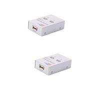 Angoily 2pcs USB Sharing Selector Switcher for Scanner Printer Automatic Peripheral Switcher Box without Wire for Computer