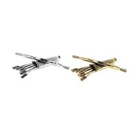 Angoily 2pcs Vintage Brooches for Women Fashion Zinc Alloy Lapel Pins with Craftsmanship Lightweight Decorative Pins for Work and Wedding Accessories