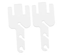 Angoily 2pcs Wear Resistant Knitting Machine Tensioner Rods Compact Tension Forks Compatible with Addi King Express Machines Enhancing Yarn Tension Control for Professional Knitting