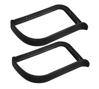Angoily 2pcs Wear-resistant Plastic Chair Armrests Replacement for Office and Swivel Chairs Comfortable Grip and Safe Grab Handle Sturdy Armrest Parts for Daily Use and Gaming