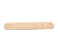 Angoily 2pcs Wooden Egg Storage Tray Simple Egg Storage Holder Tabletop Tray for Household Use for Kitchen Counter Display