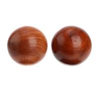 Angoily 2pcs Wooden Hand Massage Balls for Hand Health Improvement and Physical Therapy Sessions, Portable Round Acupoint Massage Balls Made from Vietnam Wood for Effective Relaxation