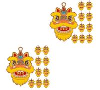 Angoily 2sets Dragon Pendant Charms Delicate Hanging Charms for DIY Jewelry Making Antique Chinese Style Pendants for Necklaces Keychains and Crafts 10pcs*2