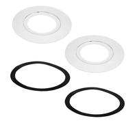 Angoily 2sets Efficient Stainless Steel Sink Strainer Durable Garbage Disposal Guard with Quick Installation for Kitchen Sinks Optimal Drainage and Clog Prevention Adapter