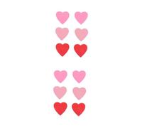 Angoily 2sets Love Heart Note Pads Office Colors Notes Lined Back to School Supplies Desk Accessories Writing Memo Stickers Heart Shaped Memo Notes Paper Colorful 6pcs*2