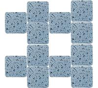 Angoily 3 Bottles Eyelash Extension Cotton Wipes 600pcs Blue Bottle Wiping Pads Eyelash Cleaner Residue Remover Fabric Pads Cleaning