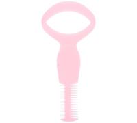 Angoily 3-in-1 Plastic Mascara Applicator Guard with 2-sided Eyelash Comb, Sturdy Hard Plastic Eyelash Tool Featuring Easy to Use Design for Precise Makeup Application Random Color