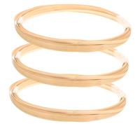 Angoily 3 Rolls Natural Bamboo Rattan Strips DIY Weaving Material for Basket Making Furniture Edging and Handmade Craft Supplies Premium Wear Resistant Cane for Home Decoration