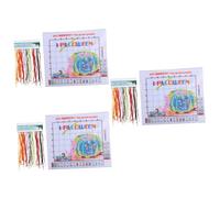 Angoily 3 Sets DIY Halloween Pumpkin Cat Cross Stitch Kit Cotton Thread Embroidery Set for Beginners and Adults Complete Handcraft Tools for Festive Decoration and Gift
