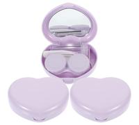 Angoily 3 Sets Portable Lens Case Contacts Lens Case Box with Mirror Lightweight Pp Material Compact Design Suitable for Outdoor Use Can Be Put in Bag Or Suitcase for Family and Friends