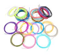 Angoily 30 Rolls Abs 3D Printer Filament Refills 1.75mm Diameter 295 Feet Total Length, Easy to Use and Anti-wear Printing Supplies for Professional Filament Printing Pen Use